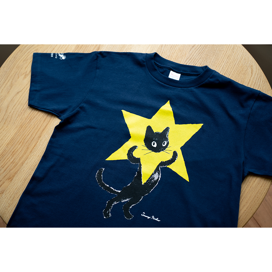 商品画像(【新発売!】『スターニャン』Tシャツ(ネイビー))
