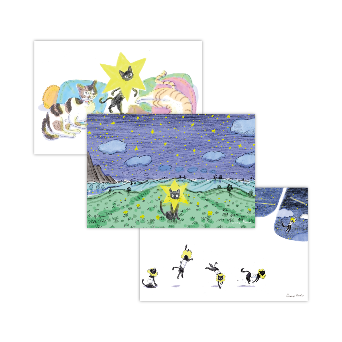 スターニャン』ポストカードセット｜ゲンロンショップ